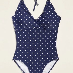 polka dot one piece swimsuit